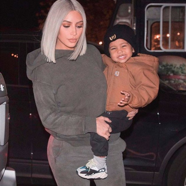 Saint West, Kim Kardashian